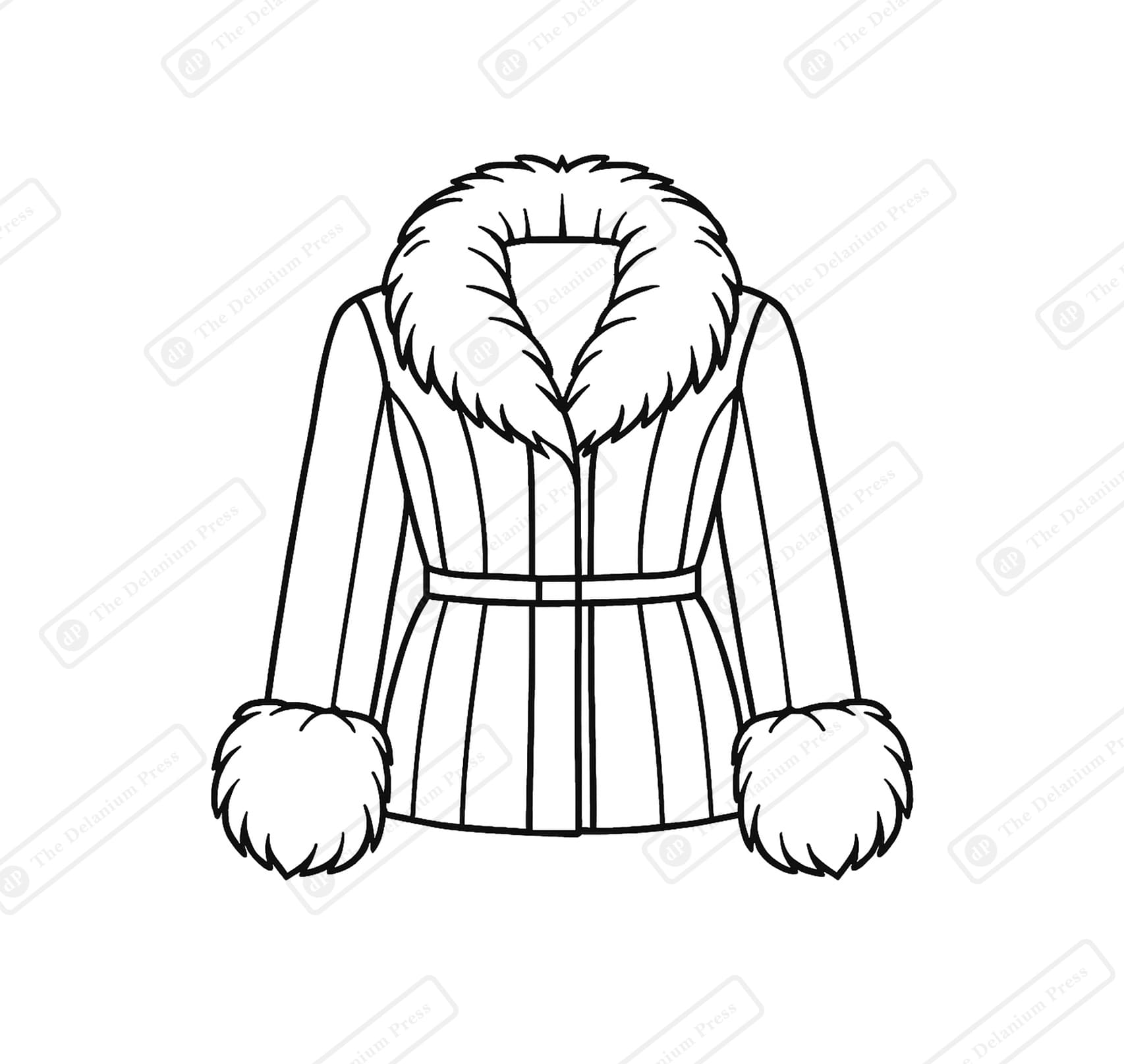 Cozy Fashion Spot - Bold Fun Coloring Book