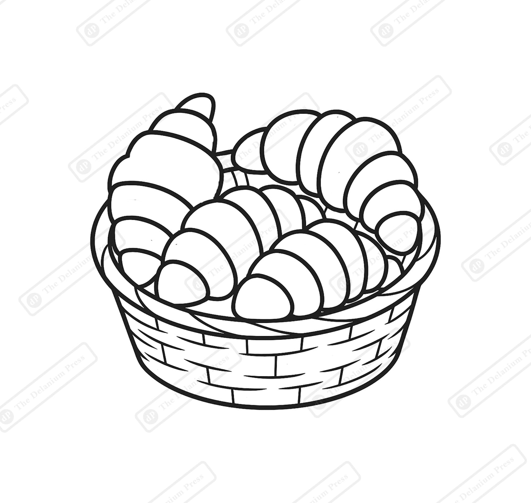 FoodTacious - Bold And Easy Coloring Book