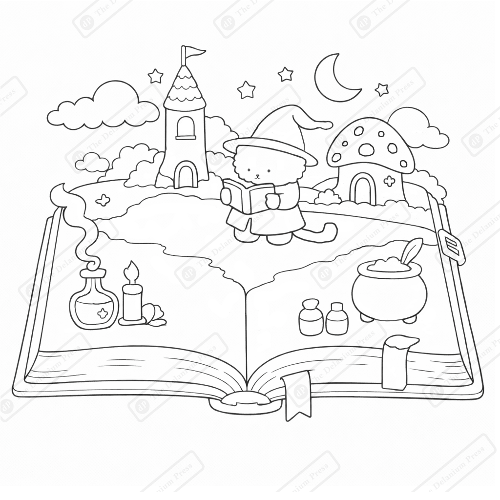 The Catsmos - Cute Cat Coloring Book